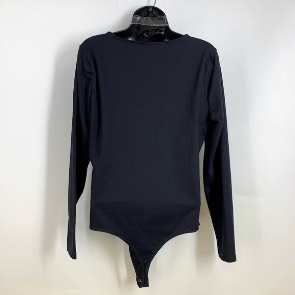 Abercrombie & Fitch Women's Stretch Long Sleeve Round Neck Body Suit Size XL - Picture 2 of 14